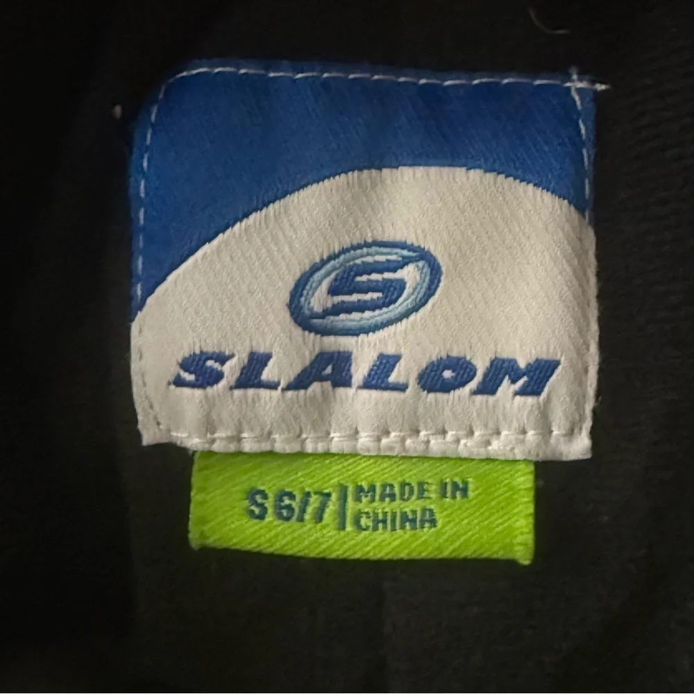 Slalom Black Insulated Water Resistant Kids Unisex Snow Pants Size S 6/7